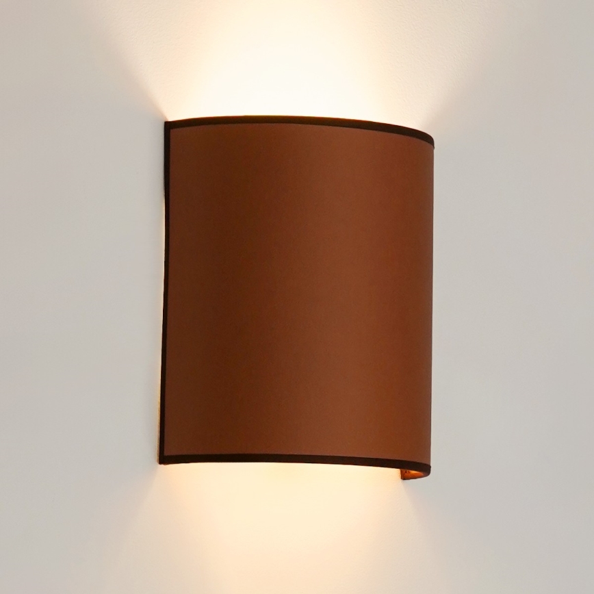 Brilagi - Zidna svjetiljka SEMI 1xE27/15W/230V pr. 20 cm smeđa