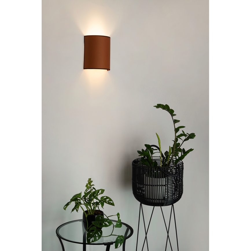 Brilagi - Zidna svjetiljka SEMI 1xE27/15W/230V pr. 20 cm smeđa