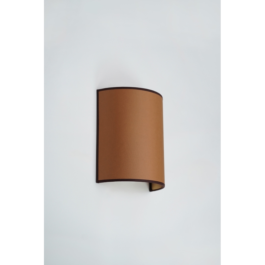 Brilagi - Zidna svjetiljka SEMI 1xE27/15W/230V pr. 20 cm smeđa