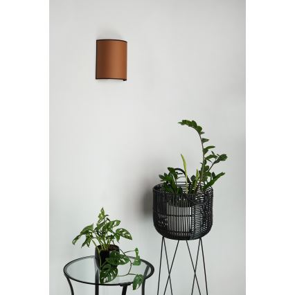 Brilagi - Zidna svjetiljka SEMI 1xE27/15W/230V pr. 20 cm smeđa