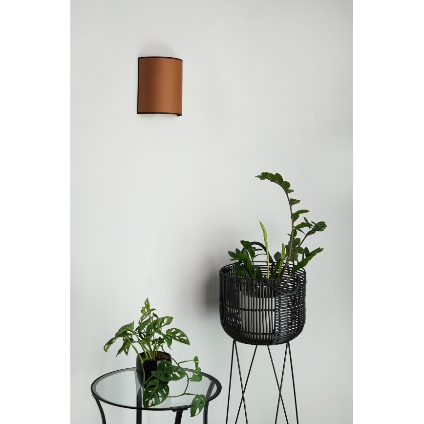 Brilagi - Zidna svjetiljka SEMI 1xE27/15W/230V pr. 20 cm smeđa