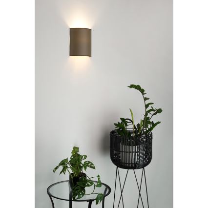 Brilagi - Zidna svjetiljka SEMI 1xE27/15W/230V pr. 20 cm smeđa
