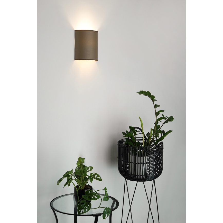 Brilagi - Zidna svjetiljka SEMI 1xE27/15W/230V pr. 20 cm smeđa