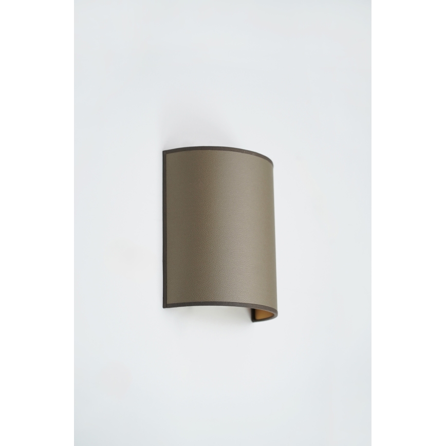 Brilagi - Zidna svjetiljka SEMI 1xE27/15W/230V pr. 20 cm smeđa