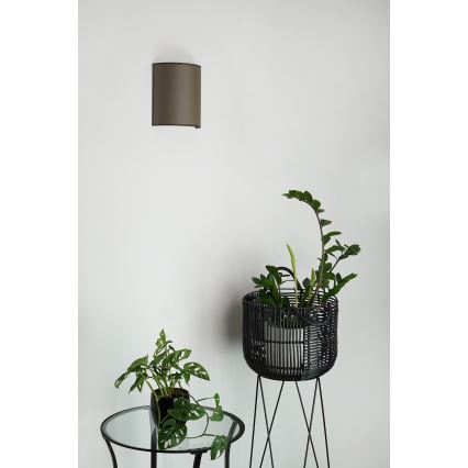 Brilagi - Zidna svjetiljka SEMI 1xE27/15W/230V pr. 20 cm smeđa