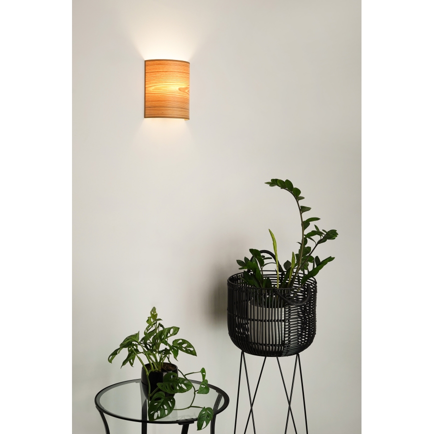 Brilagi - Zidna svjetiljka SEMI 1xE27/15W/230V pr. 20 cm smeđa