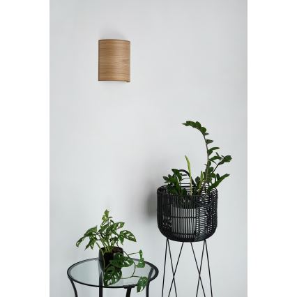 Brilagi - Zidna svjetiljka SEMI 1xE27/15W/230V pr. 20 cm smeđa