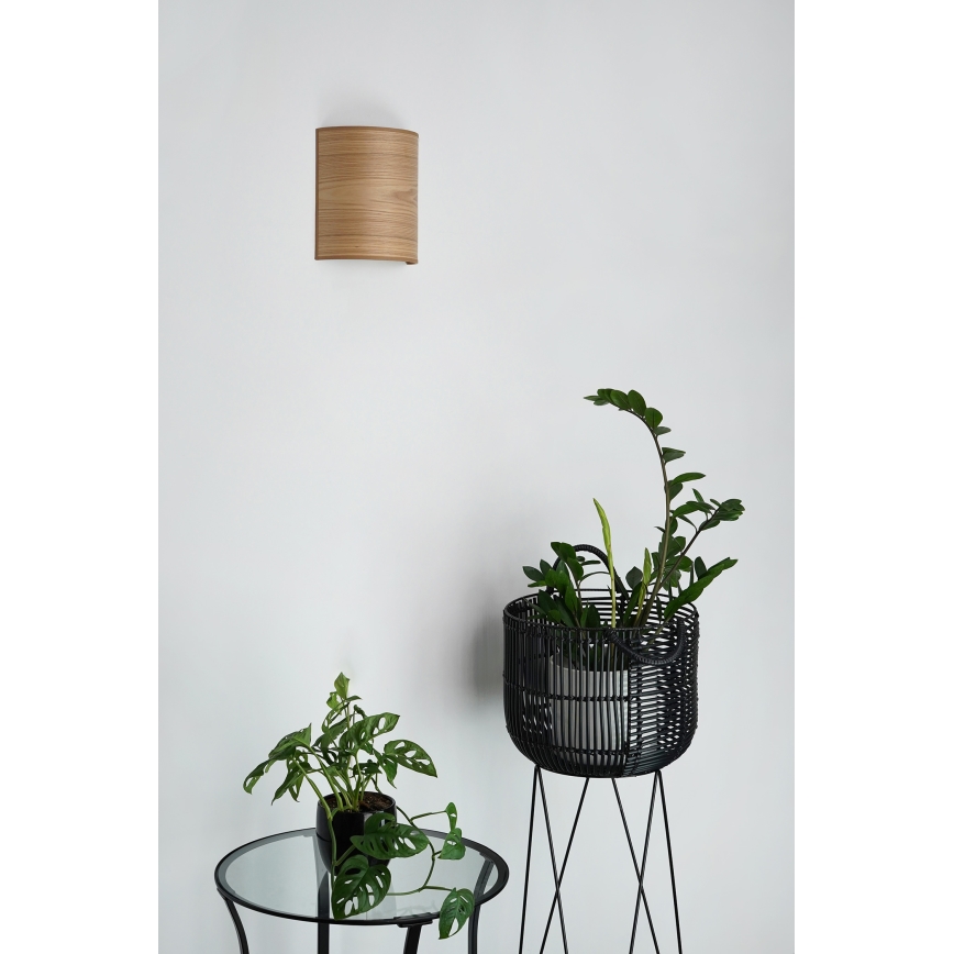 Brilagi - Zidna svjetiljka SEMI 1xE27/15W/230V pr. 20 cm smeđa