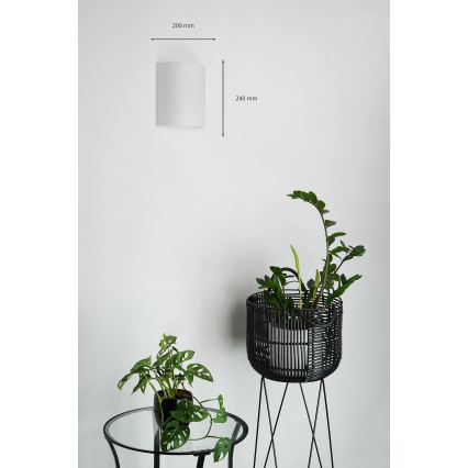 Brilagi - Zidna svjetiljka SEMI 1xE27/15W/230V pr. 20 cm svijetlosiva