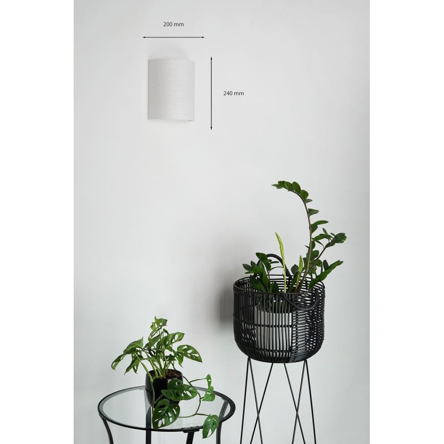 Brilagi - Zidna svjetiljka SEMI 1xE27/15W/230V pr. 20 cm svijetlosiva