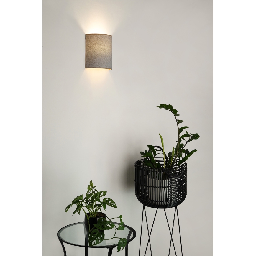 Brilagi - Zidna svjetiljka SEMI 1xE27/15W/230V pr. 20 cm svijetlosiva