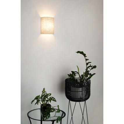 Brilagi - Zidna svjetiljka SEMI 1xE27/15W/230V pr. 20 cm tamno siva