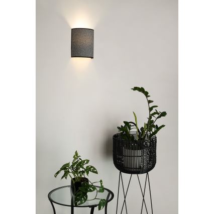 Brilagi - Zidna svjetiljka SEMI 1xE27/15W/230V siva