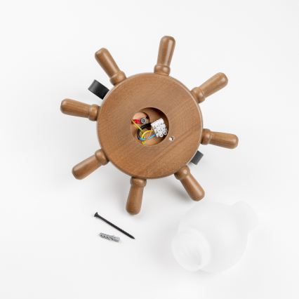 Brilagi - Zidna svjetiljka TIMONA 1xE14/40W/230V bukva/orah