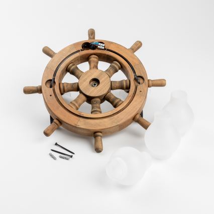 Brilagi - Zidna svjetiljka TIMONA 3xE14/40W/230V bukva