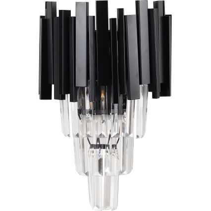 Brilagi - Zidna svjetiljka VERVE 2xE14/40W/230V crna
