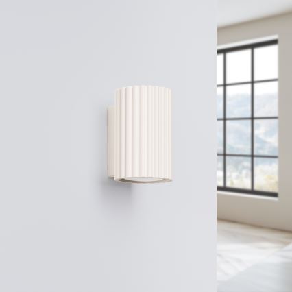 Brilagi - Zidno svjetlo CRESTO 1xGU10/10W/230V 10 cm krem boje