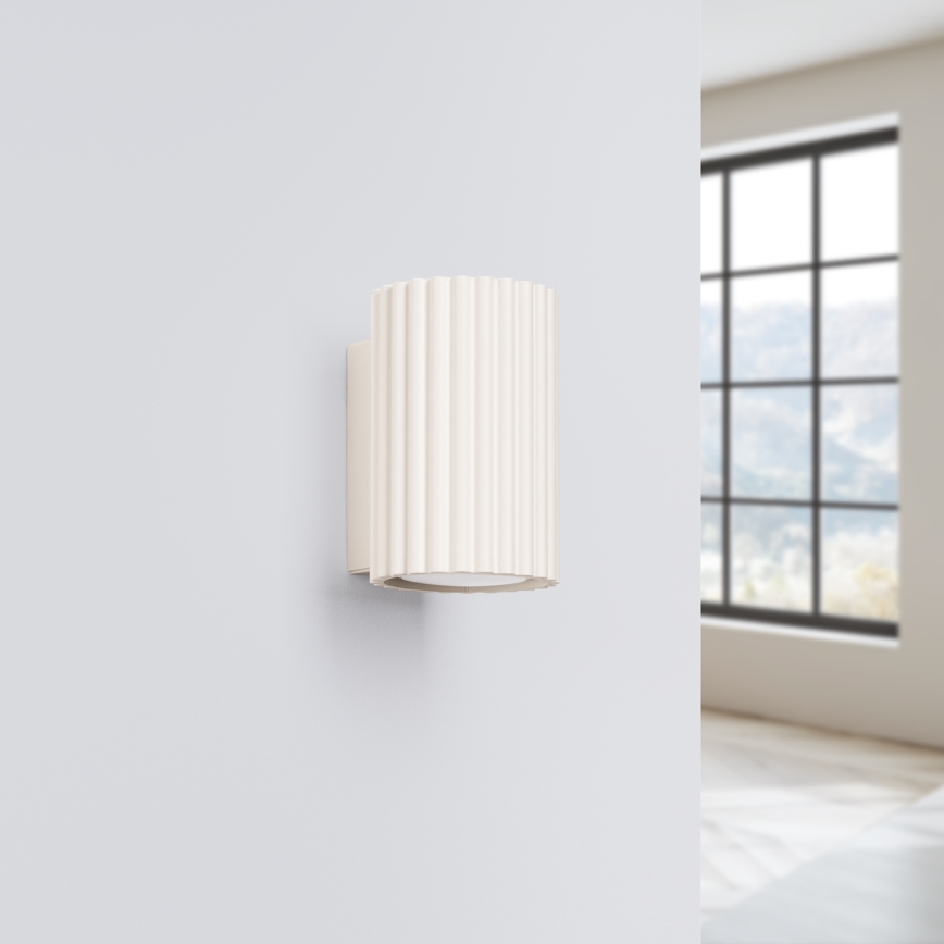 Brilagi - Zidno svjetlo CRESTO 1xGU10/10W/230V 10 cm krem boje