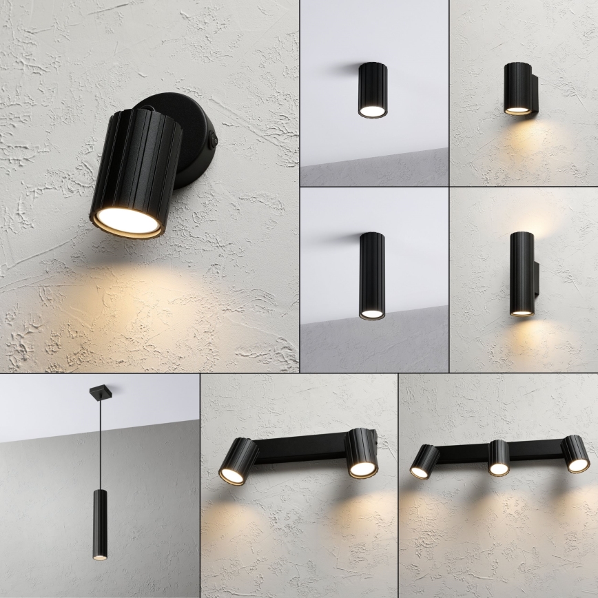 Brilagi - Zidno usmjereno svjetlo CRISPINA 1xGU10/10W/230V crno