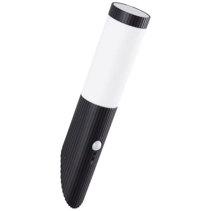 Brilliant - Vanjsko zidno svjetlo sa senzorom KALEO 1xE27/10W/230V IP44 crna