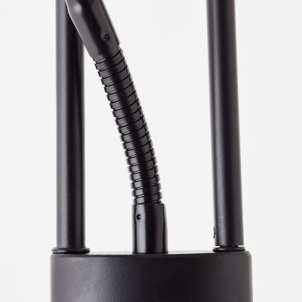 Brilliant - LED dimabilna podna svjetiljka FINN 2xLED/13W/230V crna