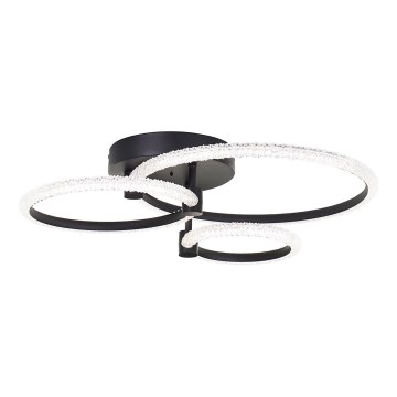 Brilliant - LED Dimmabilna plafonjera AYDIN LED/34W/230V 3000-6500K crna + daljinski upravljač