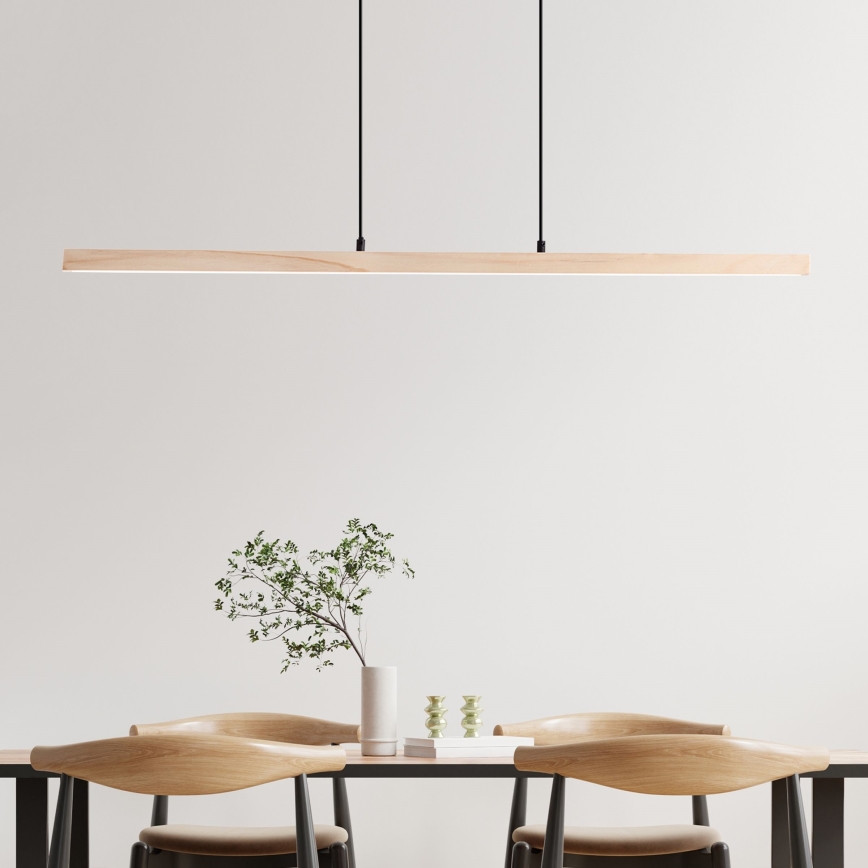 Brilliant - LED luster na sajli ARION LED/22W/230V borovina