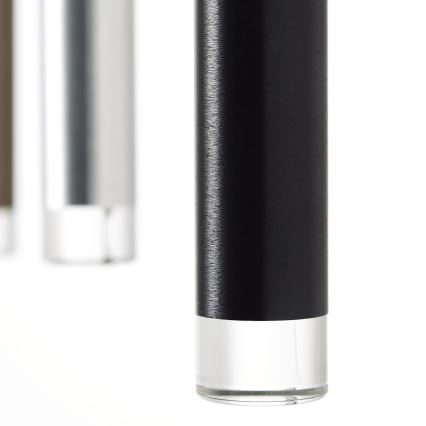 Brilliant - LED dimmabilan luster na sajli CEMBALO LED/60W/230V matni krom/crna/smeđa