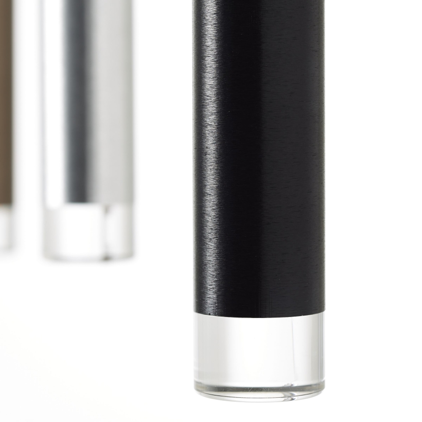 Brilliant - LED dimmabilan luster na sajli CEMBALO LED/60W/230V matni krom/crna/smeđa