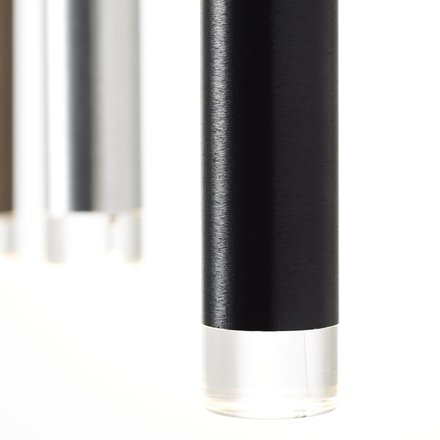 Brilliant - LED dimmabilan luster na sajli CEMBALO LED/60W/230V matni krom/crna/smeđa