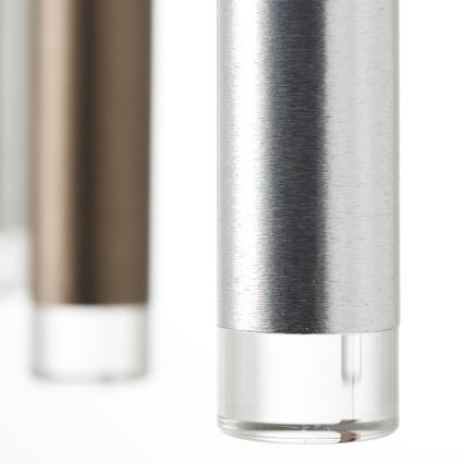 Brilliant - LED dimmabilan luster na sajli CEMBALO LED/60W/230V matni krom/crna/smeđa