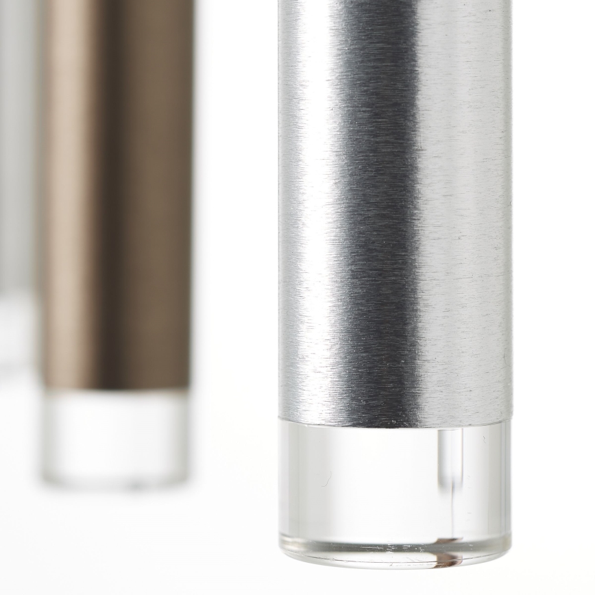 Brilliant - LED dimmabilan luster na sajli CEMBALO LED/60W/230V matni krom/crna/smeđa