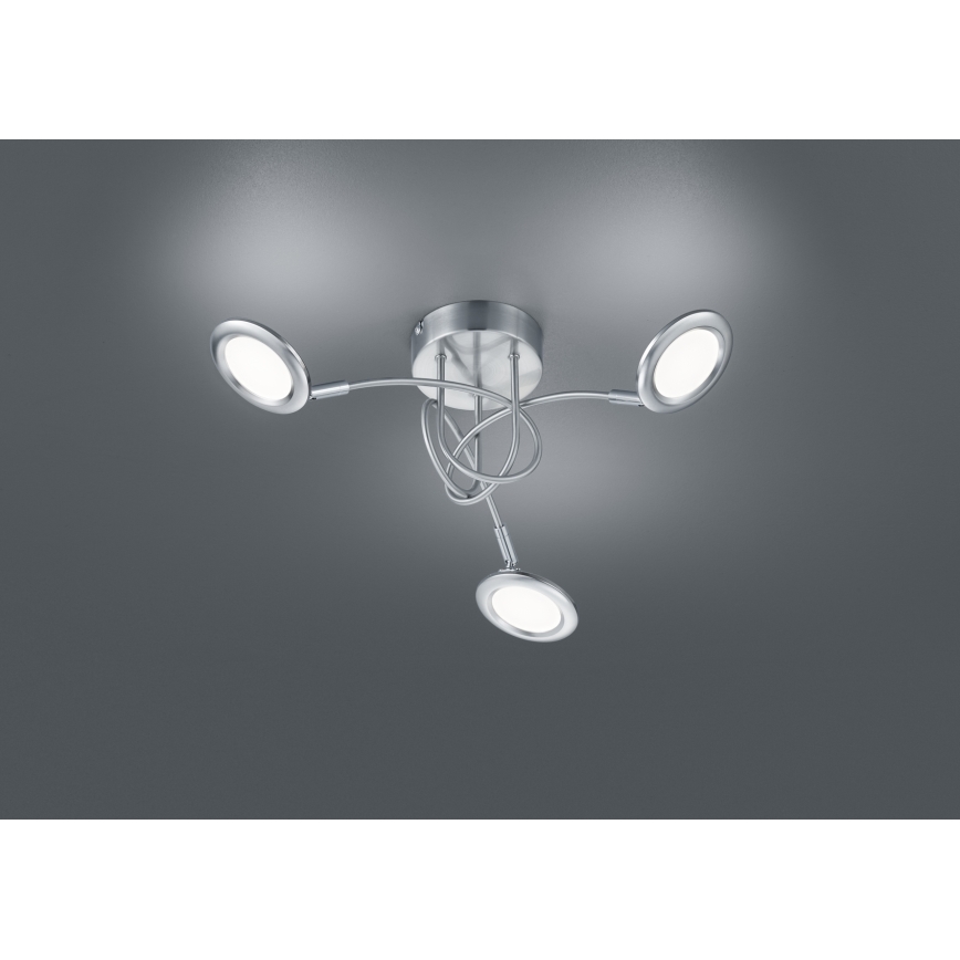 Brilliant - LED površinski luster SESSION 3xLED/3,1W/230V 3000/4000/6500K matni krom