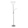 Brilliant - LED Podna lampa s prigušivačem DEMIAN 2xLED/12W/230V sjajni krom