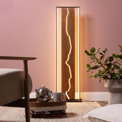 Brilliant - LED podna svjetiljka THUNDER LED/18W/230V borovina
