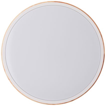 Brilliant - LED Prigušiva stropna svjetiljka BAARLO LED/24W/230V pr. 35 cm bijela/kaučukovac - FSC certificirano