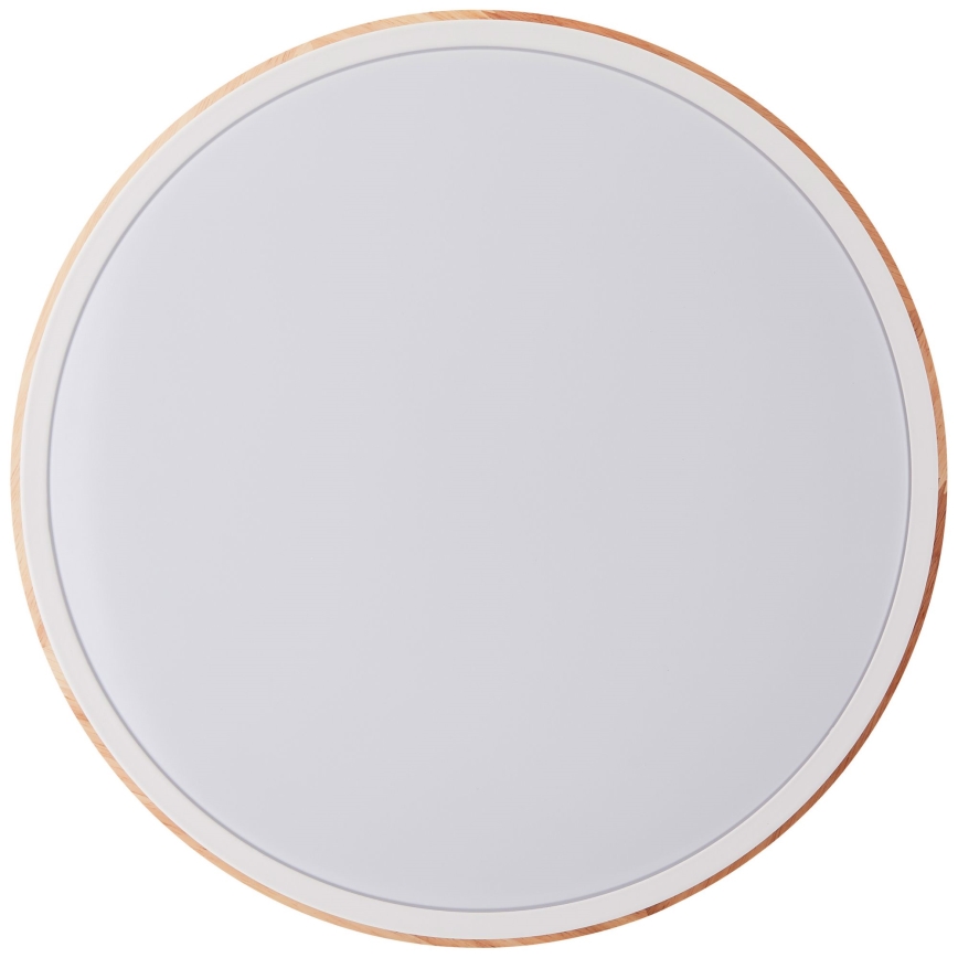 Brilliant - LED Prigušiva stropna svjetiljka BAARLO LED/24W/230V pr. 35 cm bijela/kaučukovac - FSC certificirano