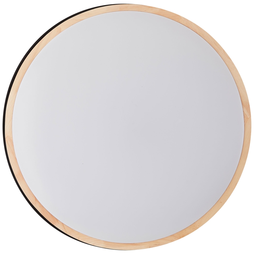 Brilliant - LED Prigušiva stropna svjetiljka BAARLO LED/36W/230V 3000-6500K pr. 50 cm crna/kaučukovac + daljinski upravljač - FSC certificirano