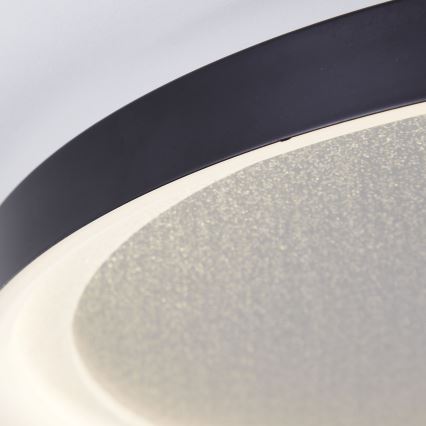 Brilliant - LED Prigušiva stropna svjetiljka QUITO LED/30W/230V 3000K pr. 42 cm crna