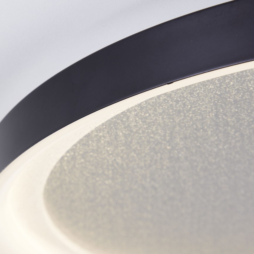 Brilliant - LED Prigušiva stropna svjetiljka QUITO LED/30W/230V 3000K pr. 42 cm crna