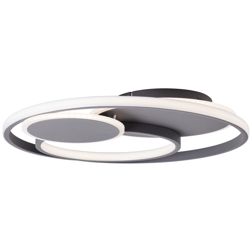 Brilliant - LED Prigušiva stropna svjetiljka RUNDA LED/50W/230V 3000-6500K crna + daljinski upravljač