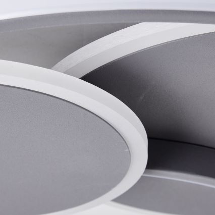 Brilliant - LED Prigušiva stropna svjetiljka RUNDA LED/50W/230V 3000-6500K crna + daljinski upravljač