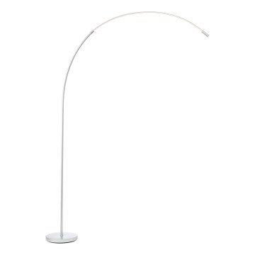 Brilliant - LED Prigušiva dodirna podna lampa BOW LED/14W/230V 3000/4000/6500K mat krom