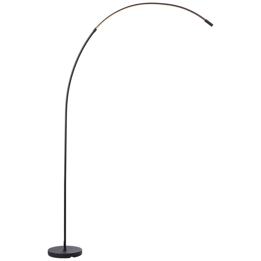 Brilliant - LED Prigušiva dodirna podna lampa BOW LED/14W/230V 3000/4000/6500K crna