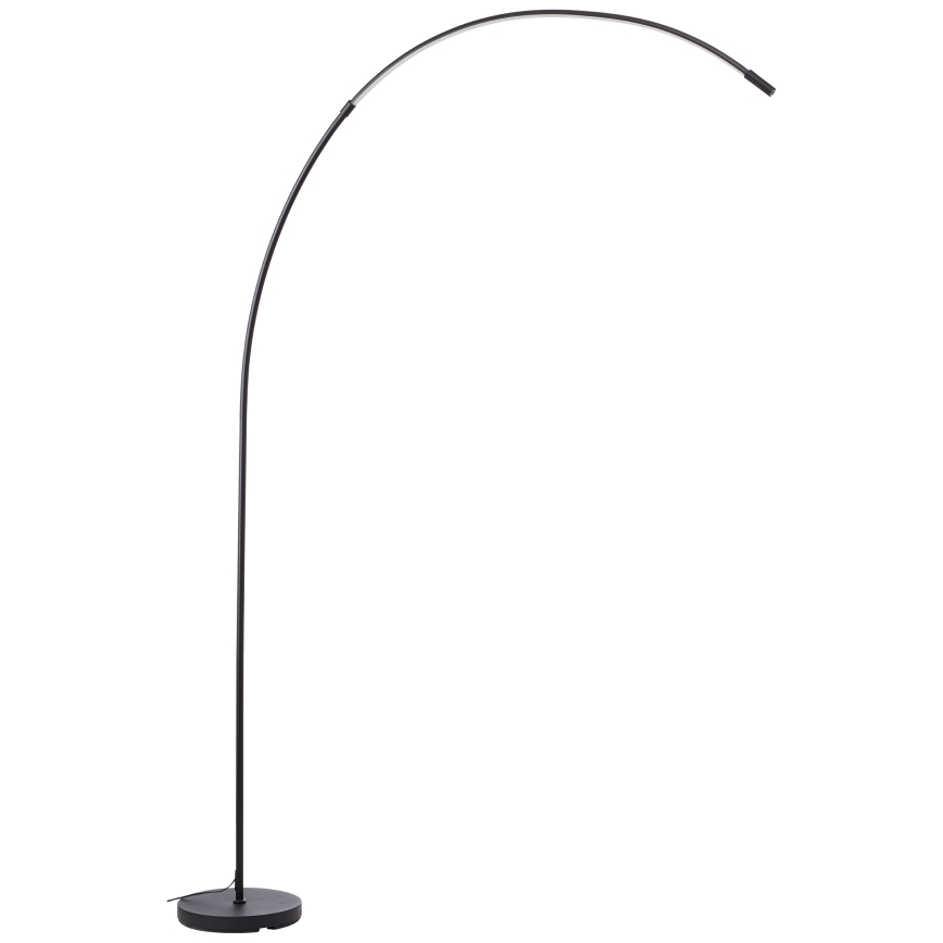 Brilliant - LED Prigušiva dodirna podna lampa BOW LED/14W/230V 3000/4000/6500K crna