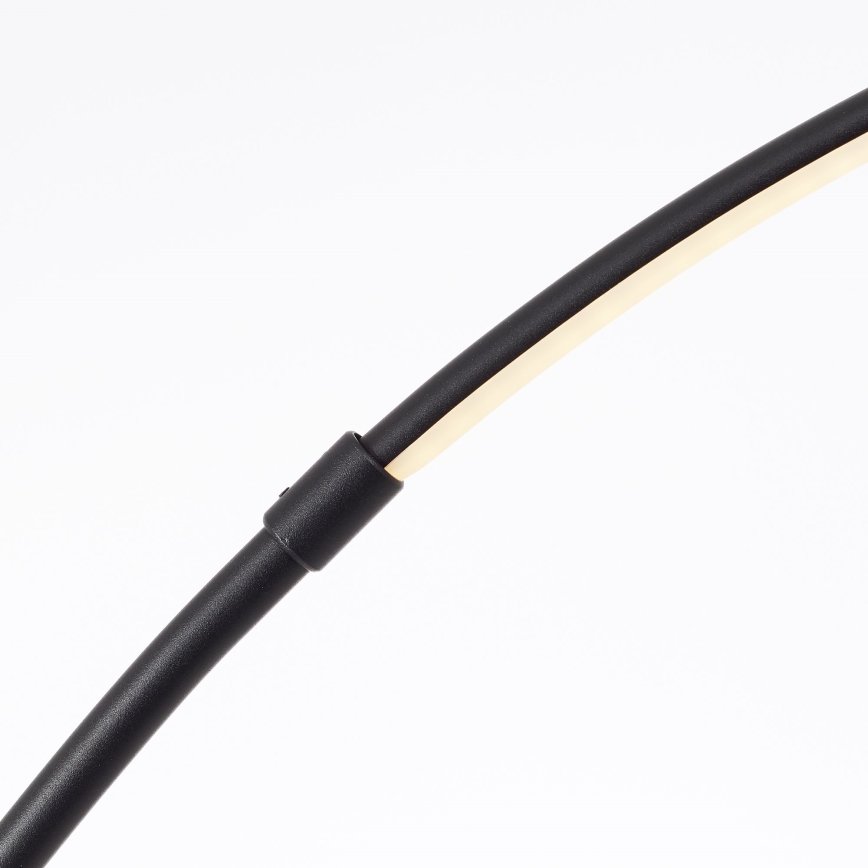 Brilliant - LED Prigušiva dodirna podna lampa BOW LED/14W/230V 3000/4000/6500K crna