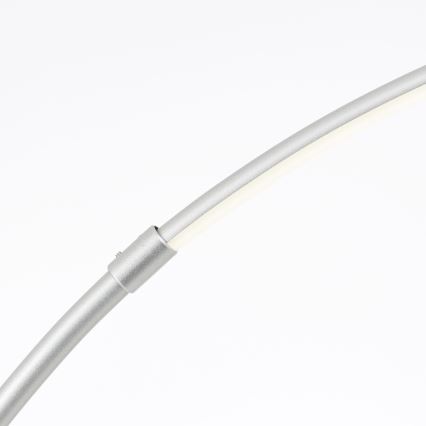 Brilliant - LED Prigušiva dodirna podna lampa BOW LED/14W/230V 3000/4000/6500K mat krom