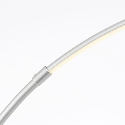 Brilliant - LED Prigušiva dodirna podna lampa BOW LED/14W/230V 3000/4000/6500K mat krom