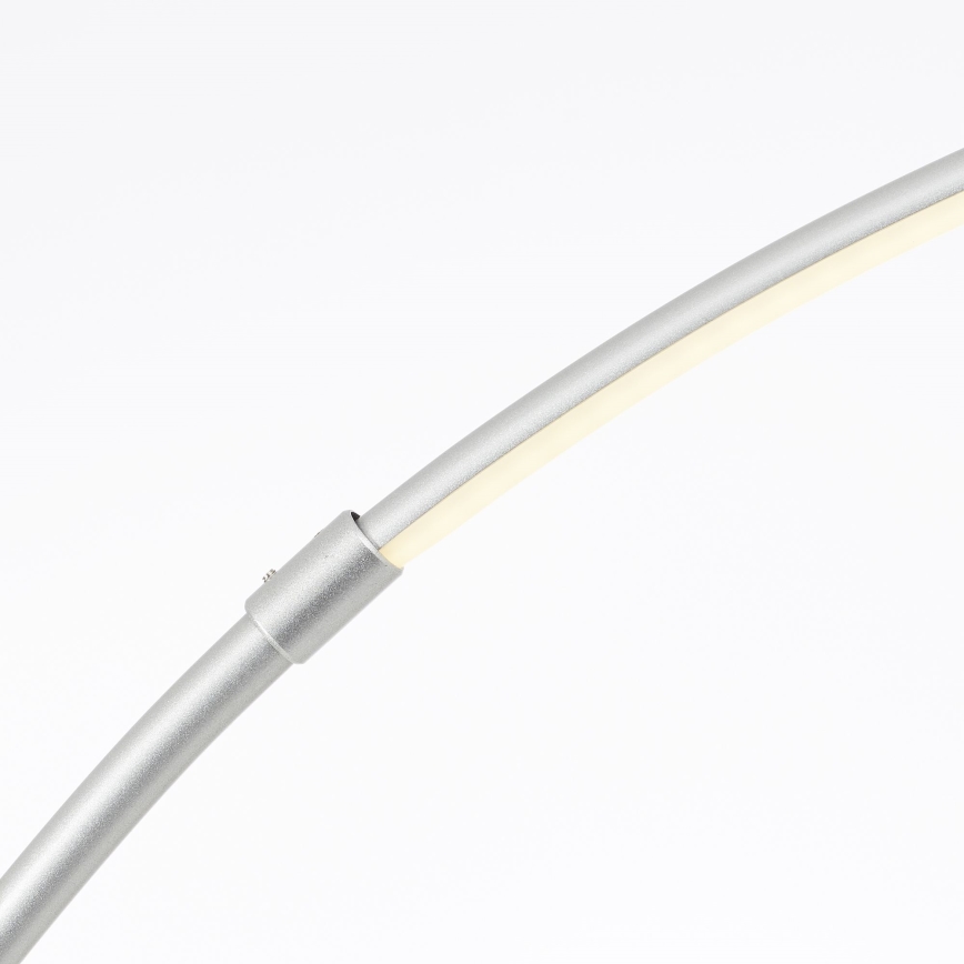 Brilliant - LED Prigušiva dodirna podna lampa BOW LED/14W/230V 3000/4000/6500K mat krom