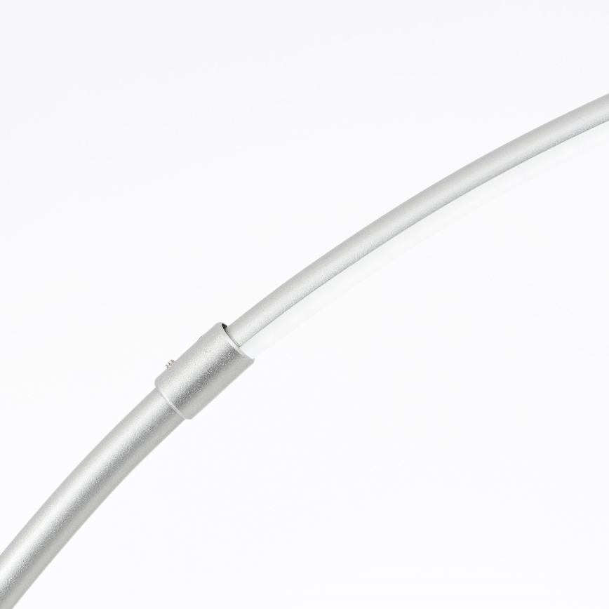 Brilliant - LED Prigušiva dodirna podna lampa BOW LED/14W/230V 3000/4000/6500K mat krom